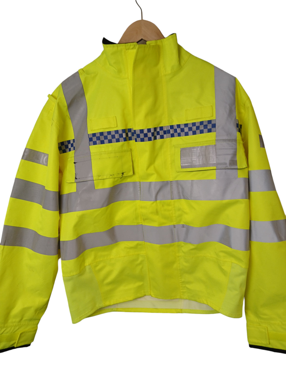Hi Vis Hi Viz Security Jacket Bomber Blouson Breathable Waterproof Lightweight