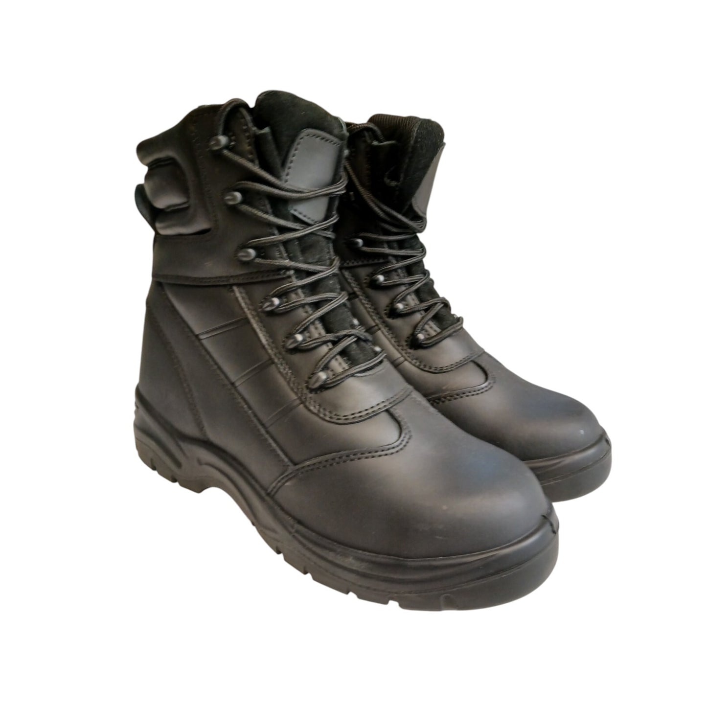 British Military Boots High Leg Antistatic Black Leather Stirling Safetywear 9M