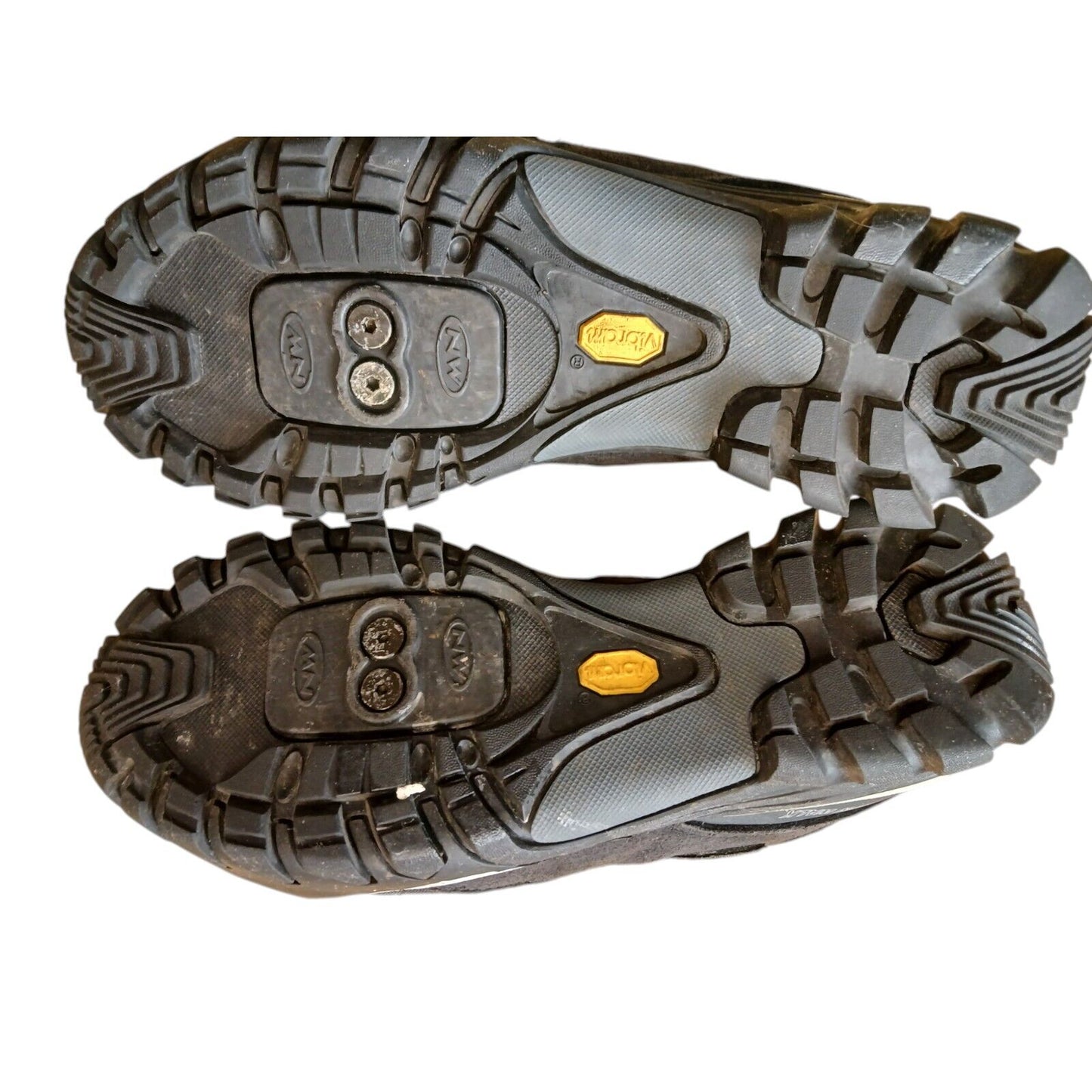 Northwave Cycling Shoes Walk N Hike Vibram 6.5 Black Grey With Cleats Police