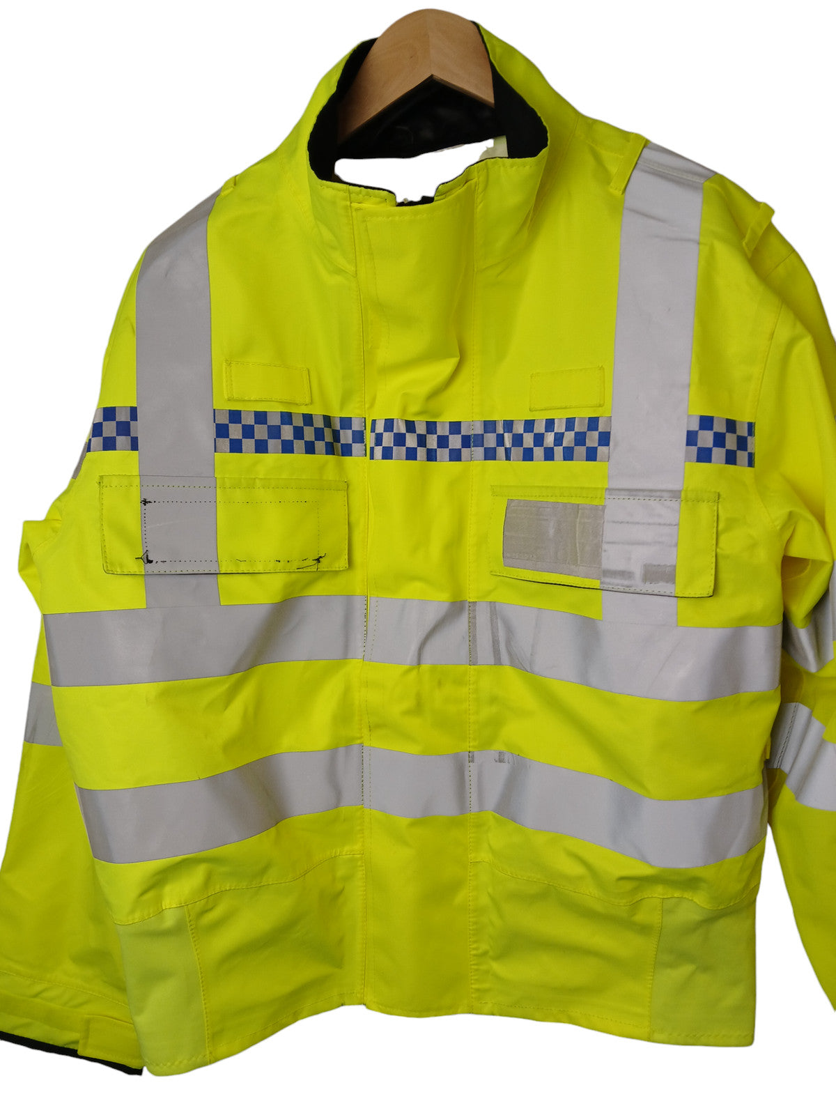 Hi Vis Hi Viz Security Jacket Bomber Blouson Breathable Waterproof Lightweight