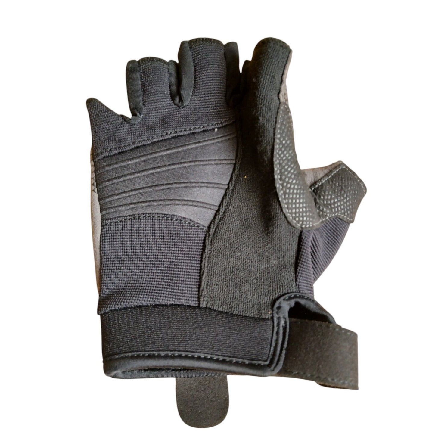 Endura Mighty Mitt Cycling Fingerless Gloves Large L New Mountain Bike Black