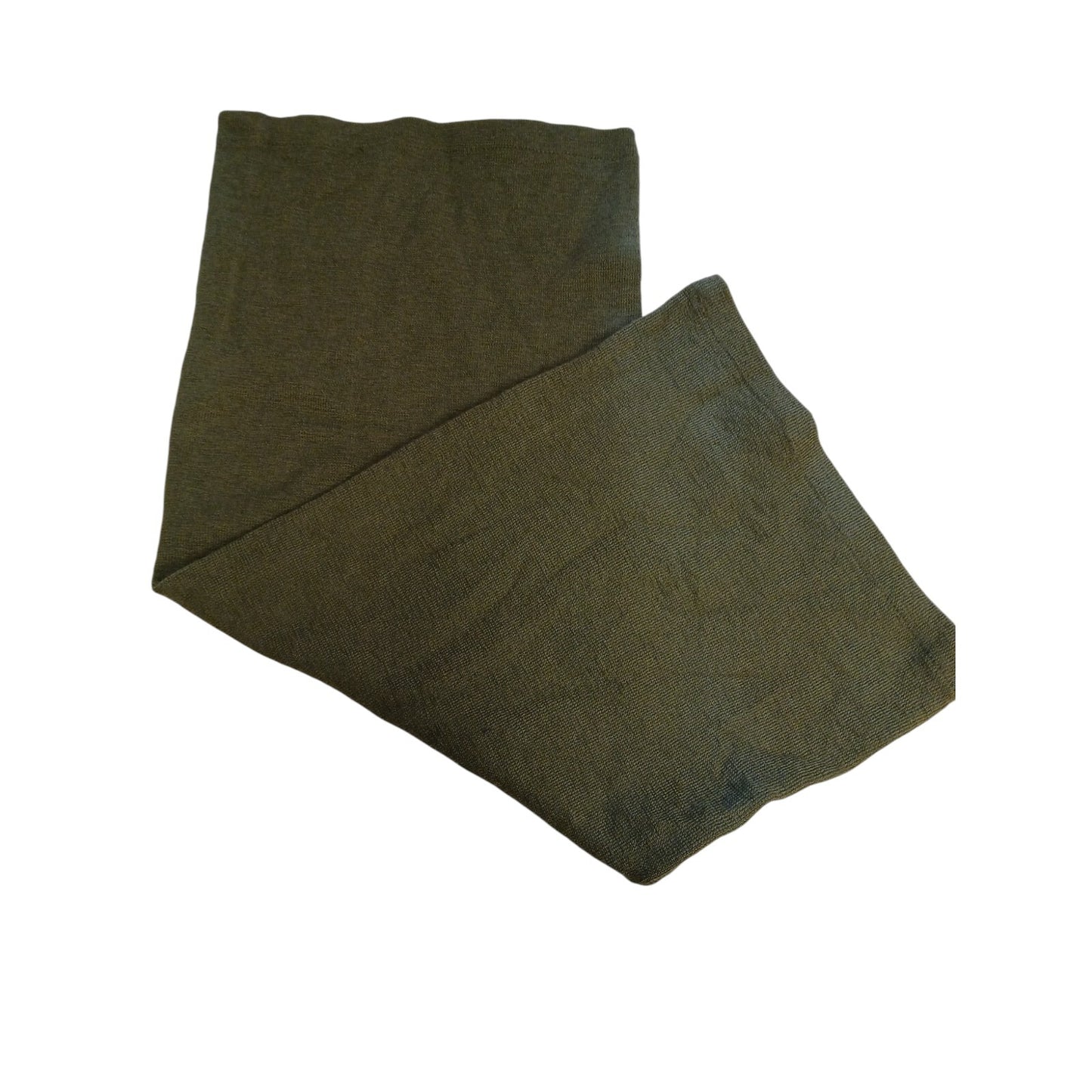 British Military Headover 100% Wool Green Cold Weather Snood Neck Tube Warmer
