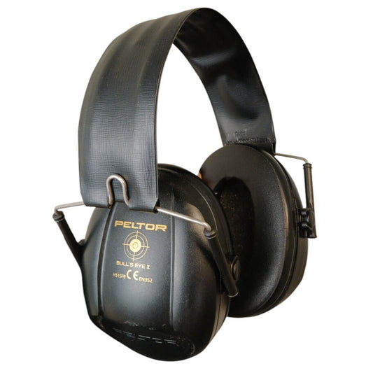 3M Peltor Bulls Eye 1 Ear Defenders Ear Muffs Black Folding H515FB EN352