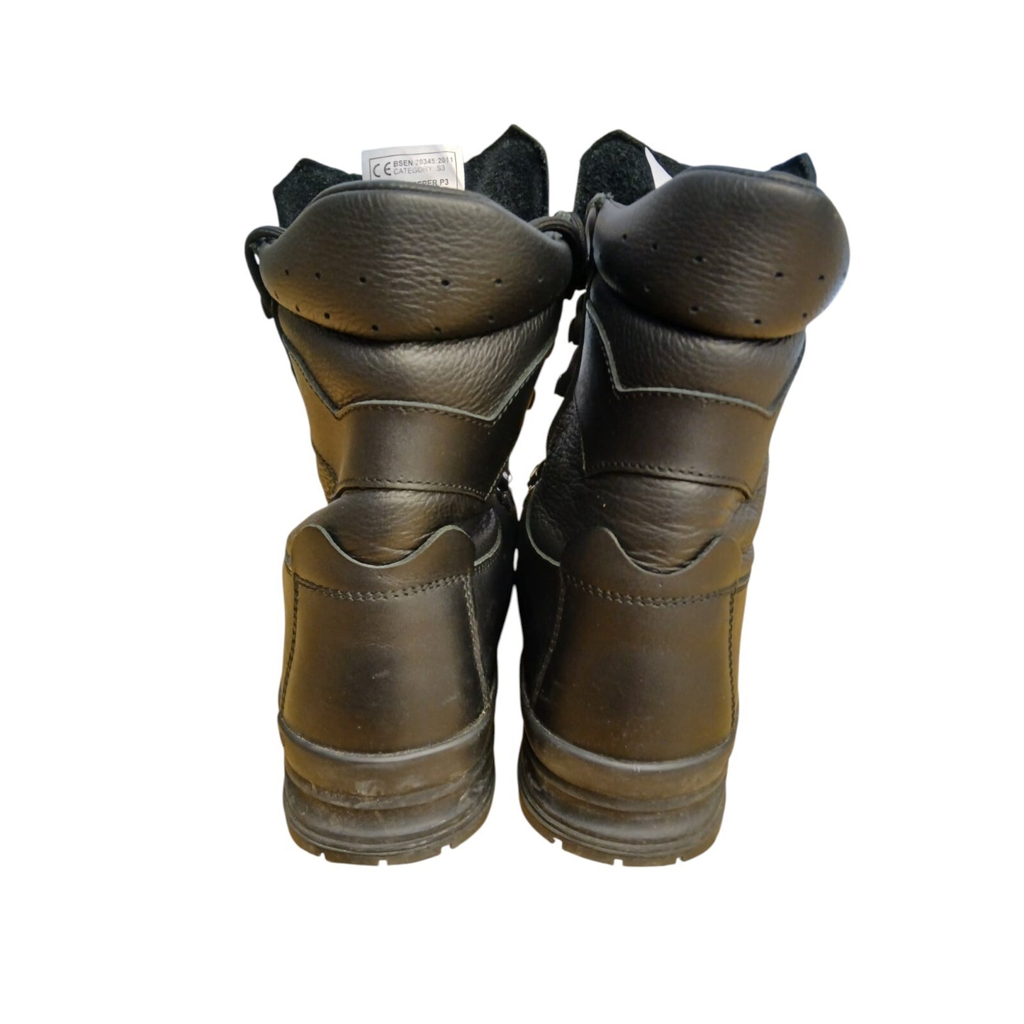 Altberg Peacekeeper P3 Boots Original Safety Black Leather Ex Police Size 8