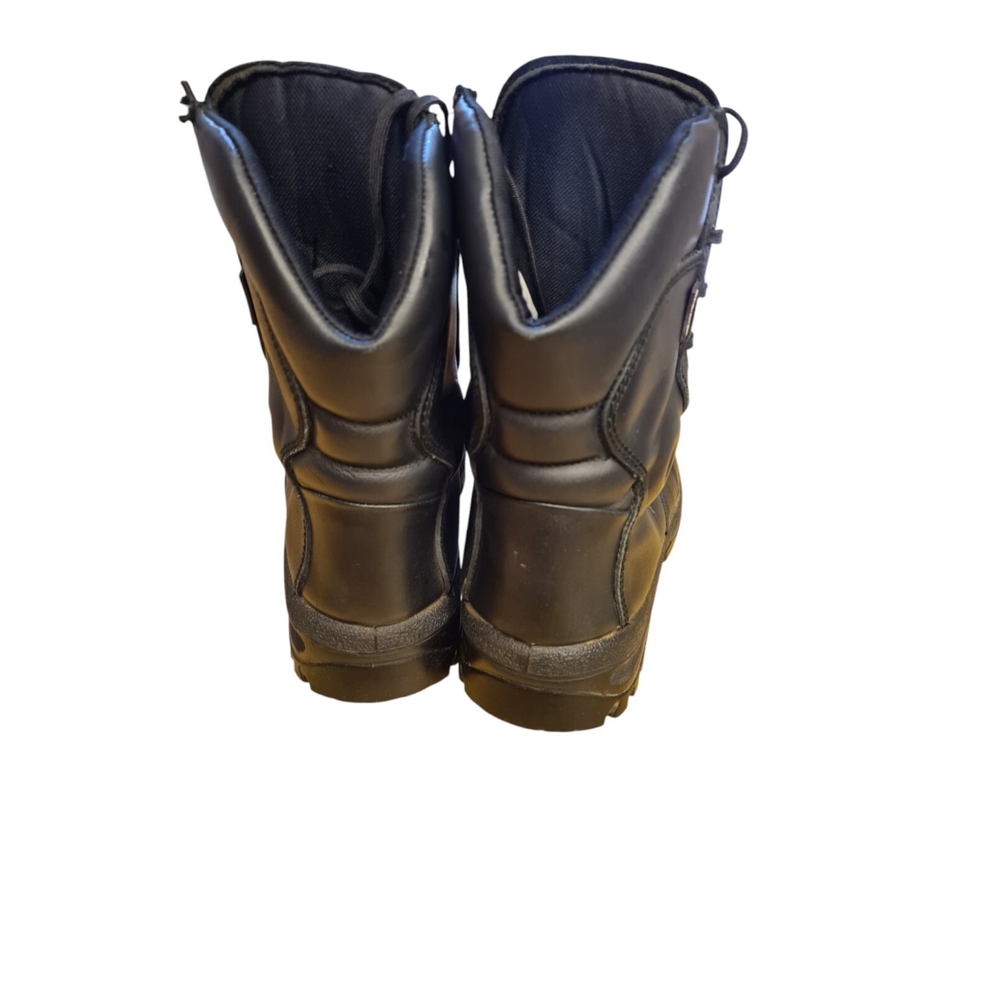 YDS Patrol Boots High Leg Steel Toe Black Leather Security Police Airsoft 6
