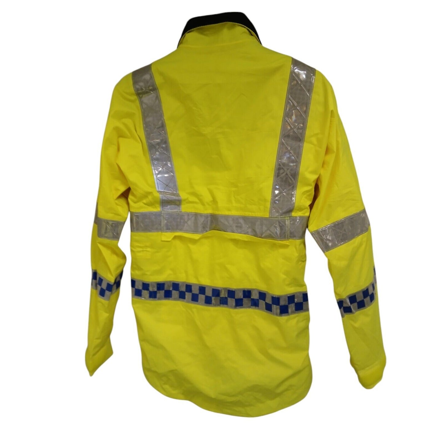 Yaffy Cycling Jacket Hi Vis Hi Viz Waterproof Security Ex Police Emergency Bike
