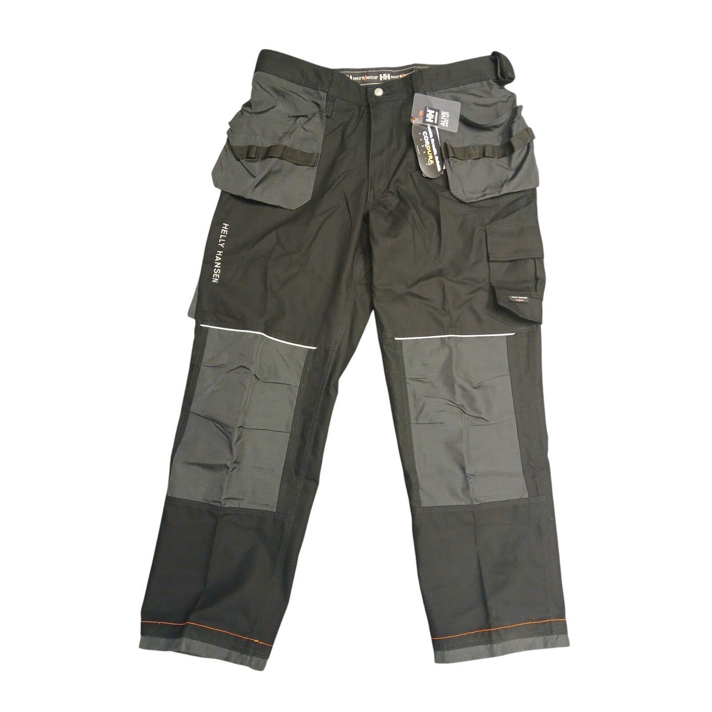 Helly Hansen Work Trousers Chelsea Construction Black Charcoal 76441 Workwear
