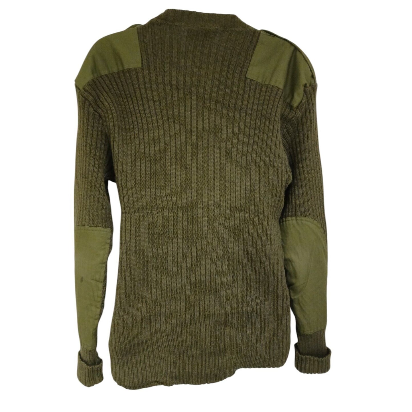 British PCS Utility Jumper Round Neck Olive Heavy 80% Wool Nylon Royal Marines
