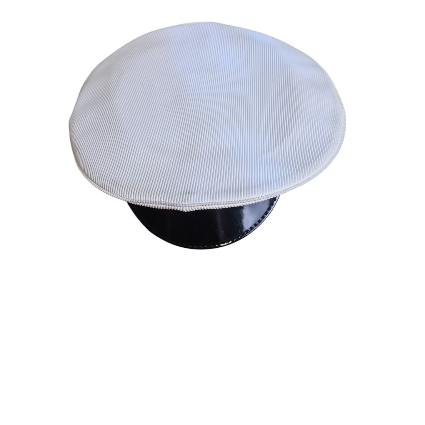 Genuine Royal Navy Class 1 White Officer Peaked Cap Size 58 Collector Film TV