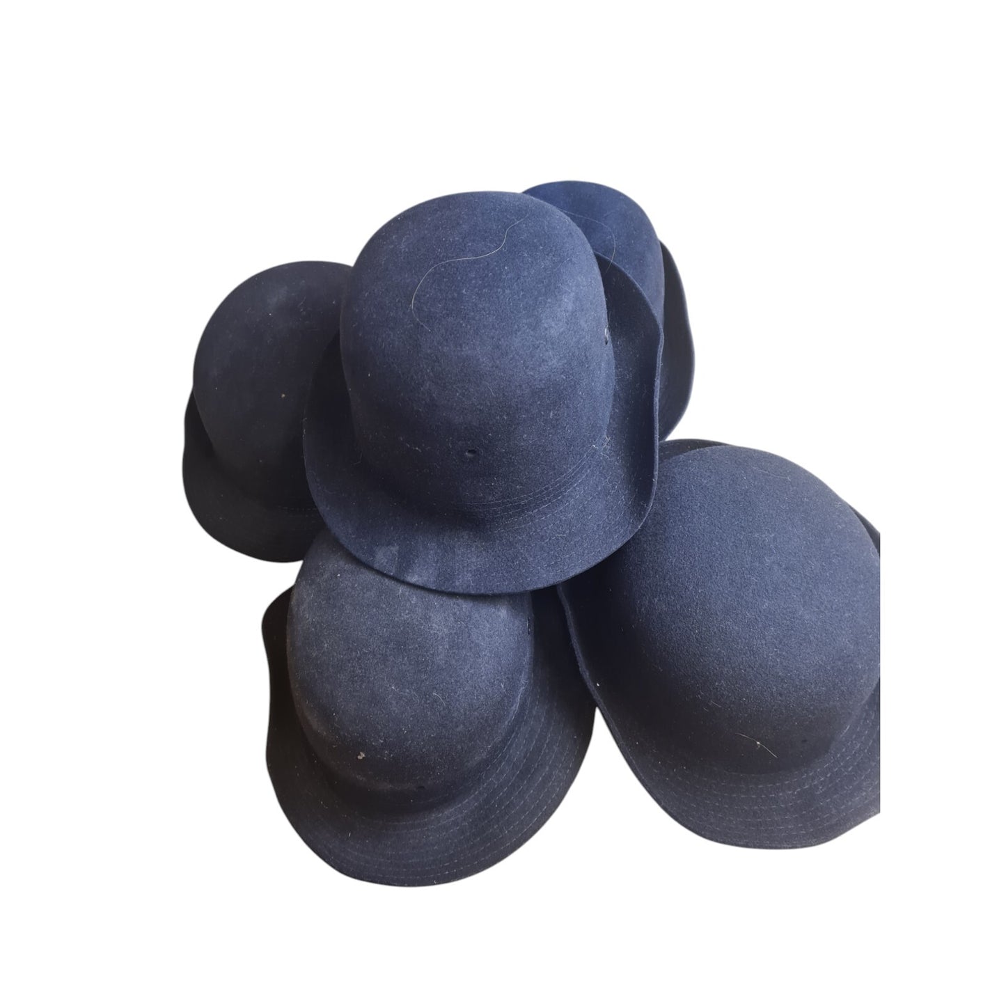 Police WPC Bowler Hats x 5 Bundle Film TV Fancy Dress Mix Sizes No Band B Grade