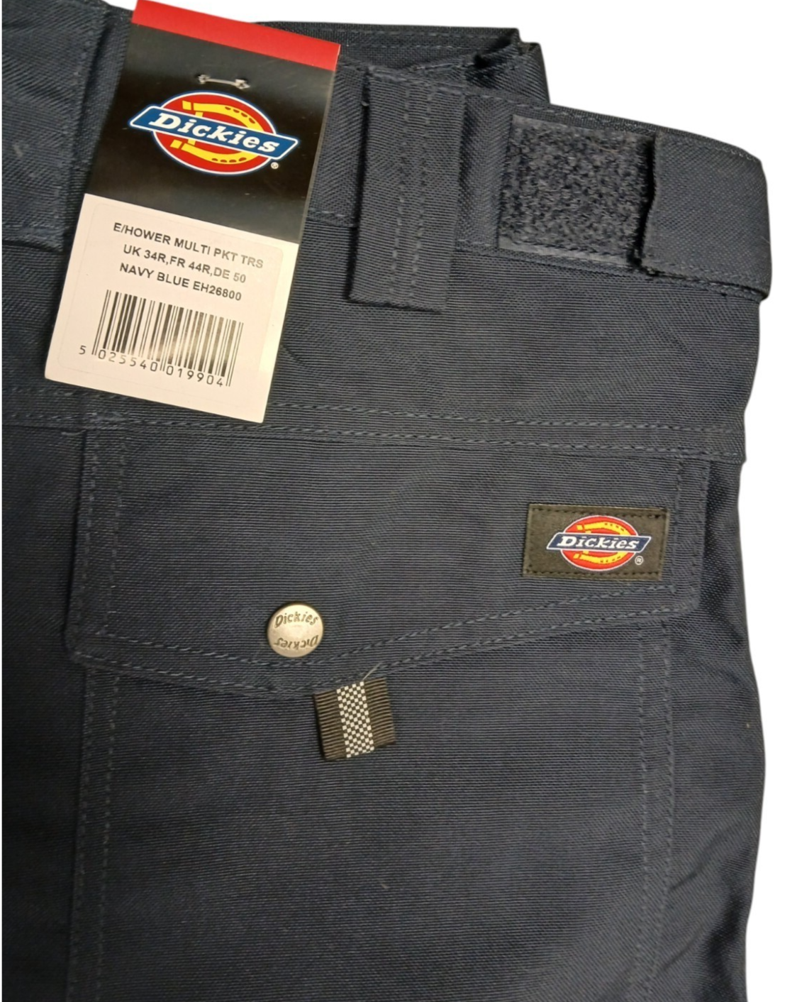 Dickies Eisenhower Work Trousers Navy Blue Multi Pocket Mens EH26800 Cargo E/H