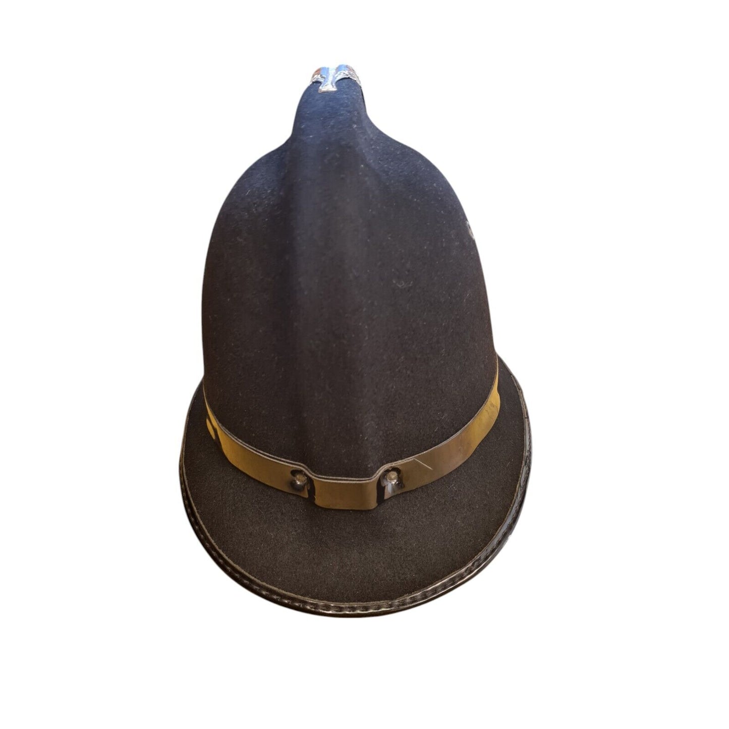 Police Coxcomb Custodian Helmet Black Band Senior Rank Collector TV Film A Grade
