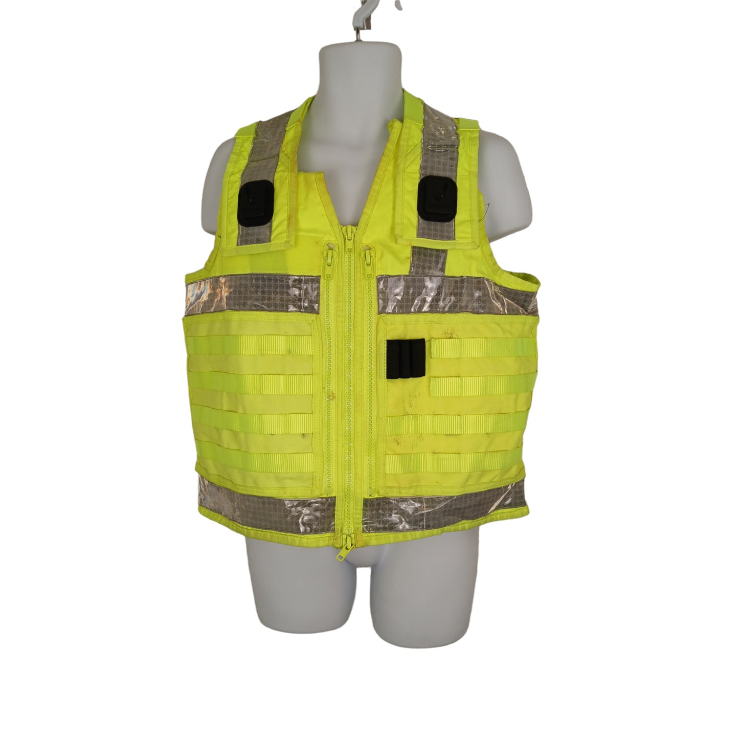 Arktis Molle Tactical Utility Vest Hi Vis Hi Viz Ex Police Security Grade B