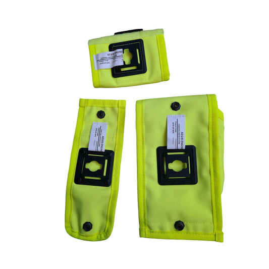 Aegis Engineering Buddy-Lok Pouch Hi Vis Hi Viz x3 Pouches Police Bundle Yellow