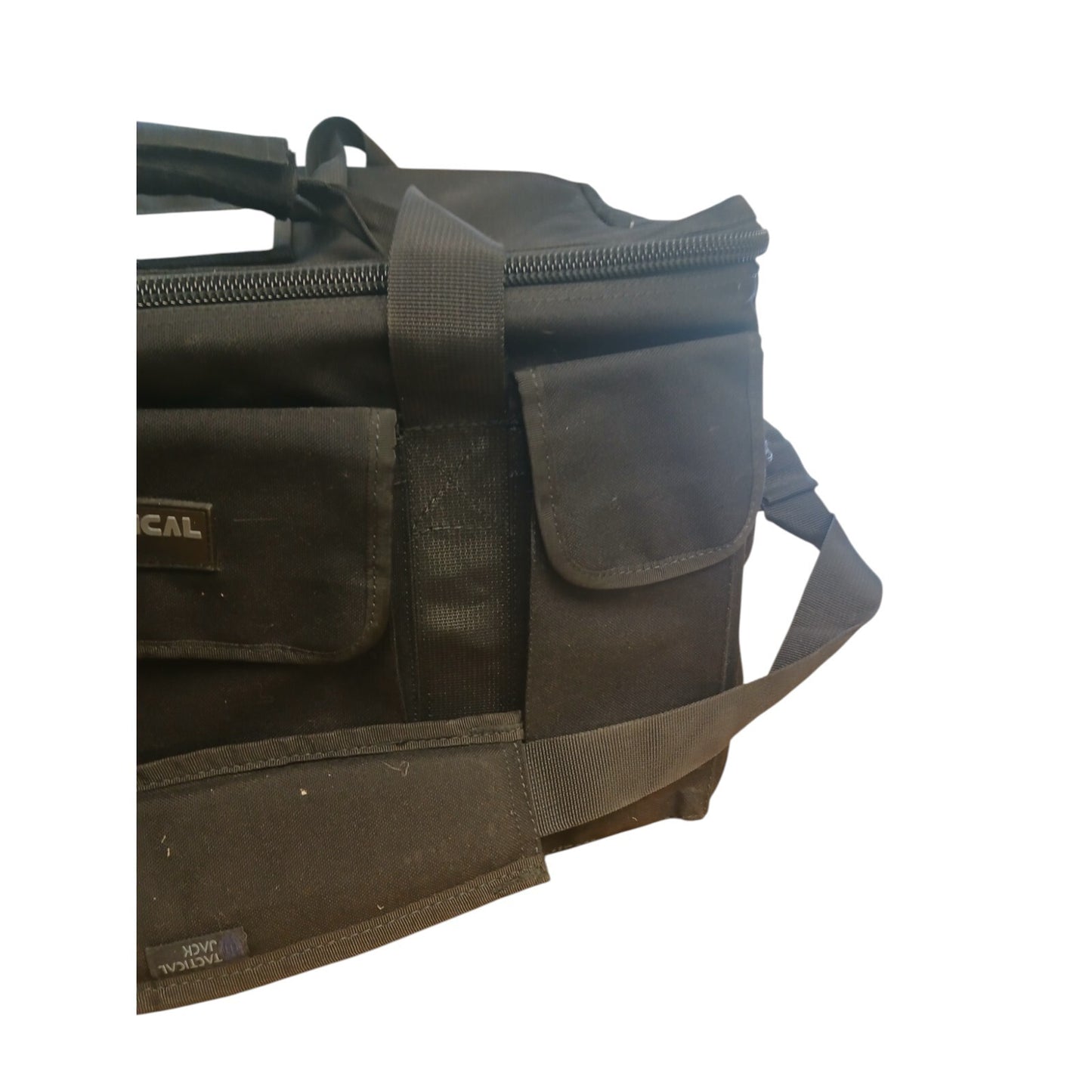 Tactical Jack Holdall Bag Ridged Black Overnight Kit Bag Police Security Airsoft