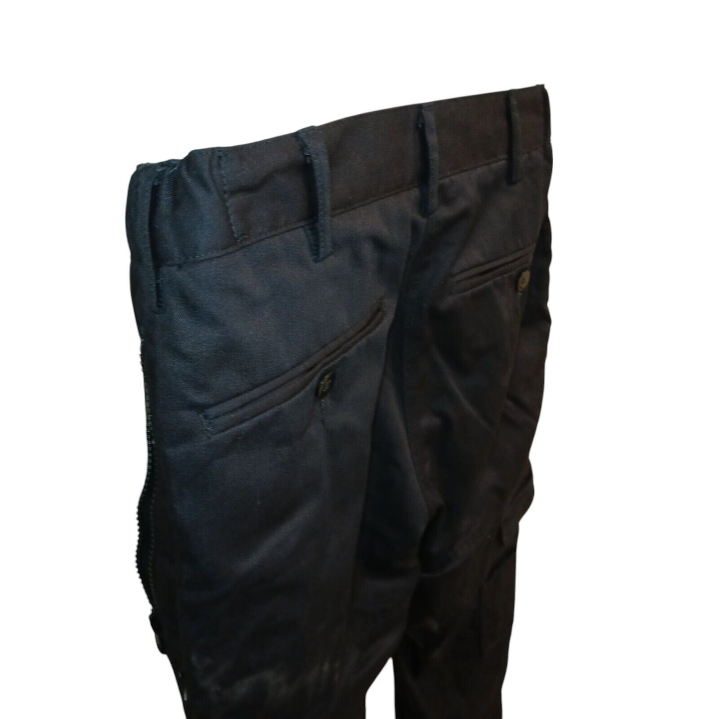 Combat Cargo Work Trousers Black Ex Police Womens Paintball Security Grade 1