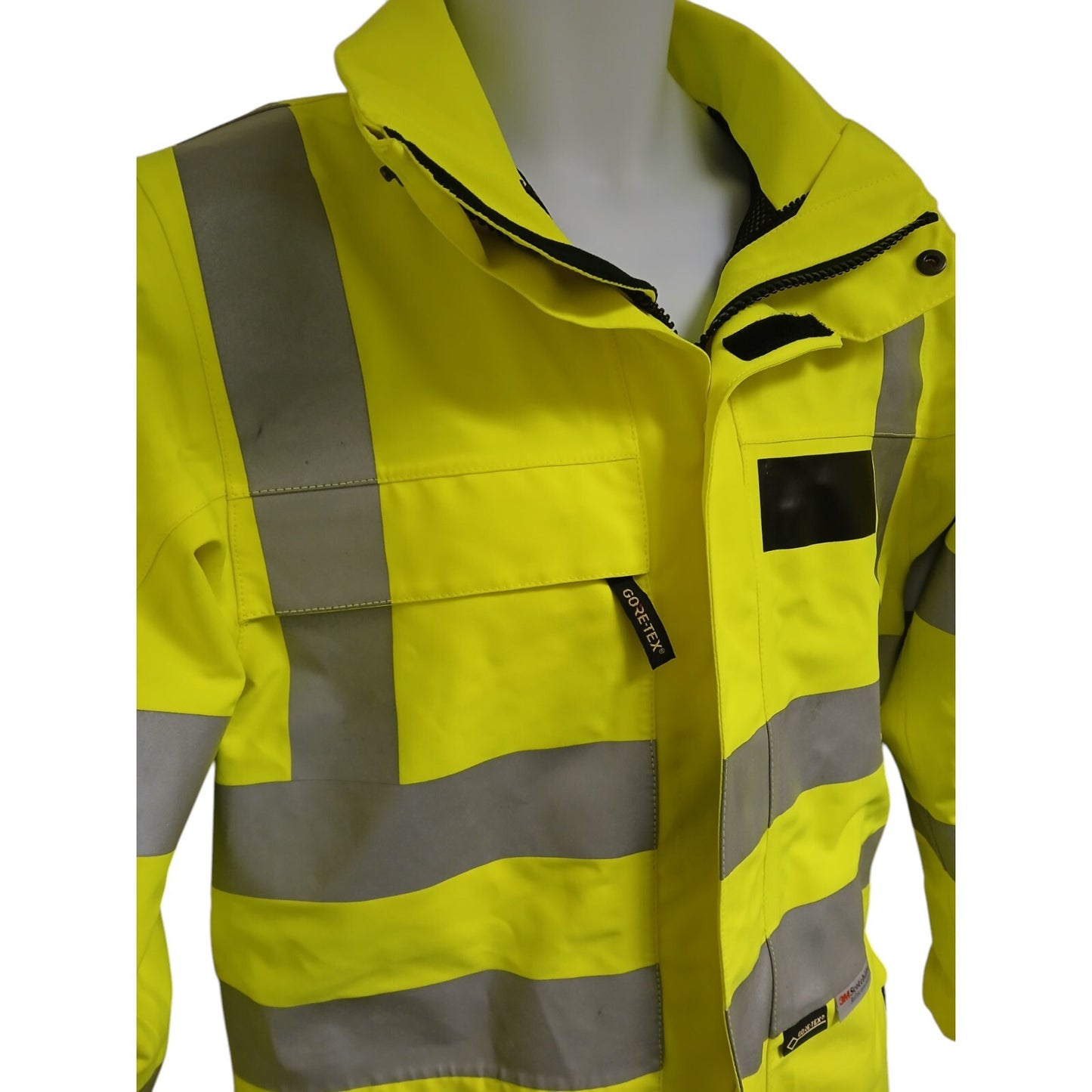 Arco Goretex Jacket Hi Viz Hi Vis Foul Weather Waterproof Highways Security SML