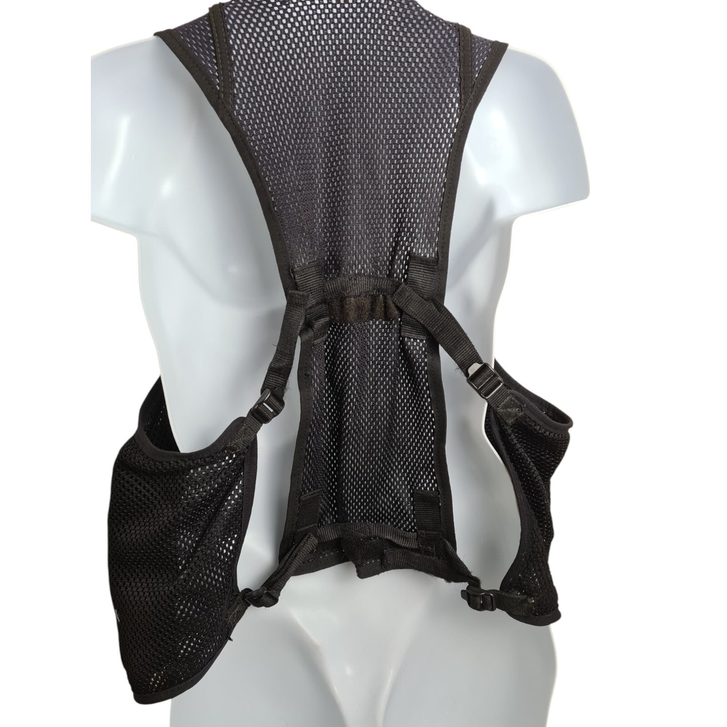 Black Tactical Vest With Integrated Pouches Security Dog Handler Ex Police XL