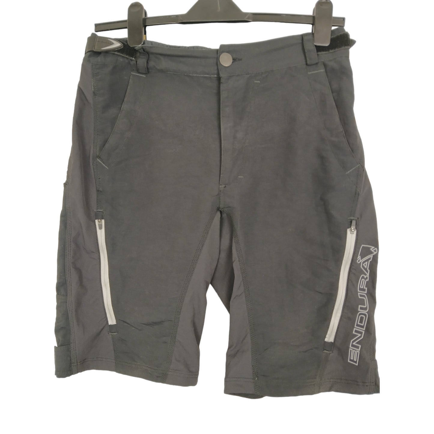 Endura Cycling Shorts Single Track II Black Mountain Bike Mens Ex Police