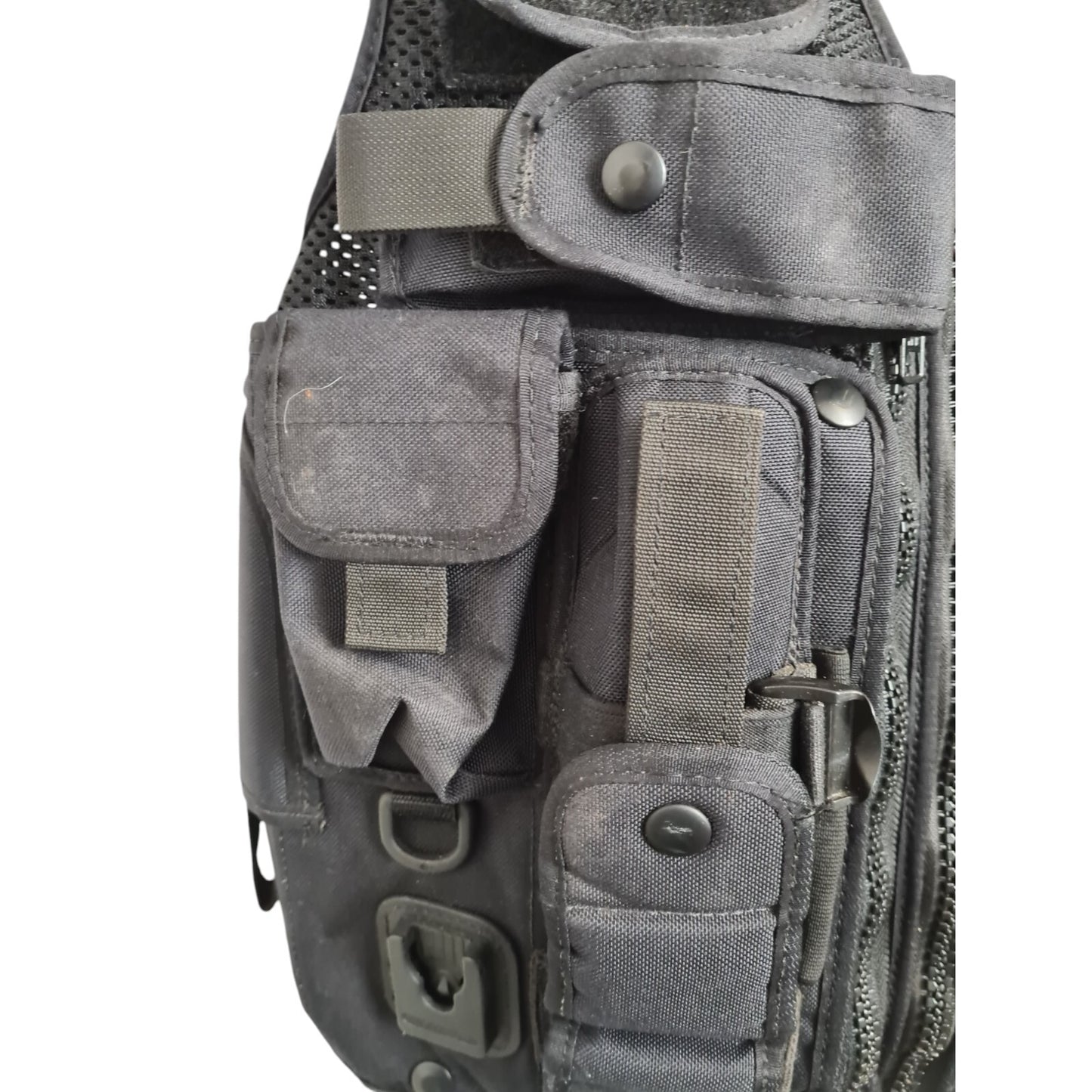 PWL Tactical Police Vest Integrated Pouches Security Airsoft Klickfast