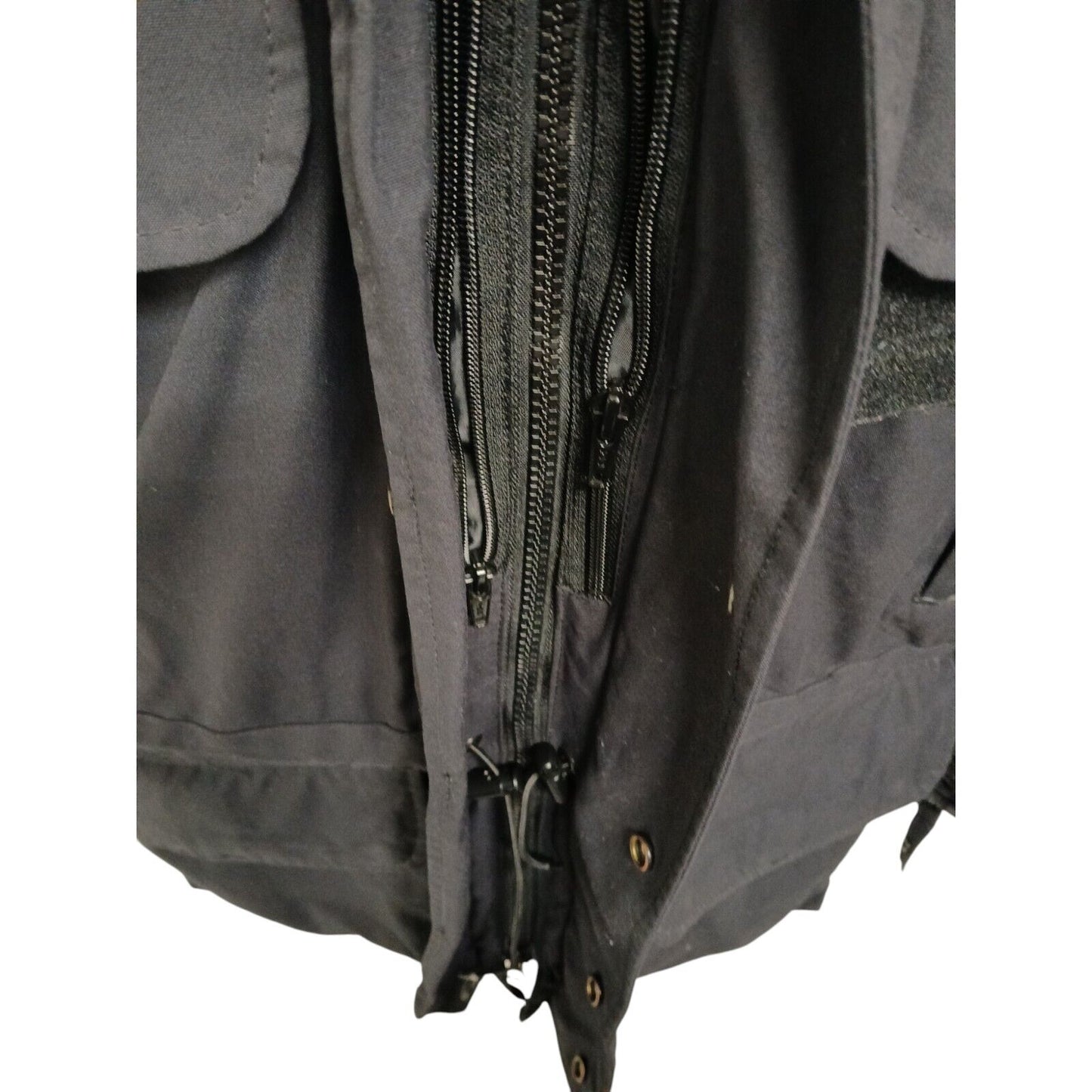 Waterproof Jacket 3/4 Length Ex Police Security Black Parka Coat Wet Weather