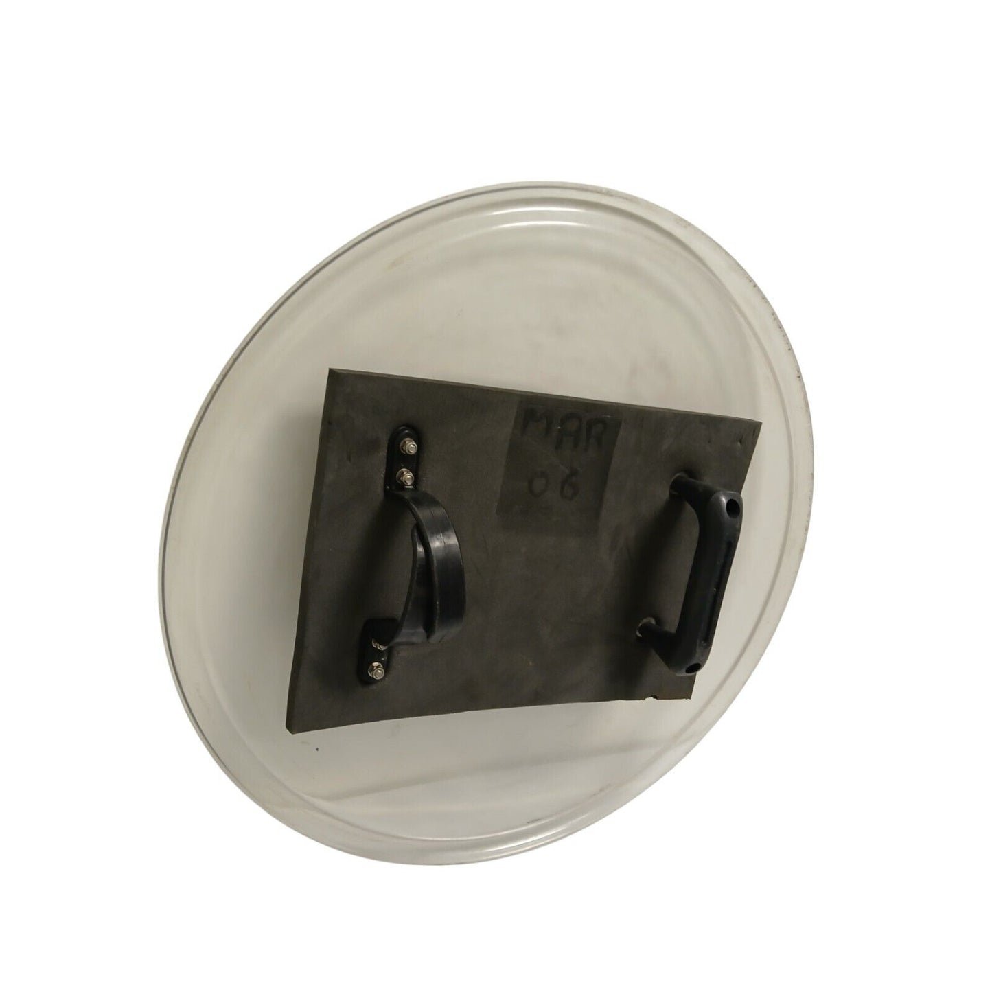Riot Shield Round Circular Anti-Riot Protection Tactical Clear 61cm Ex Police