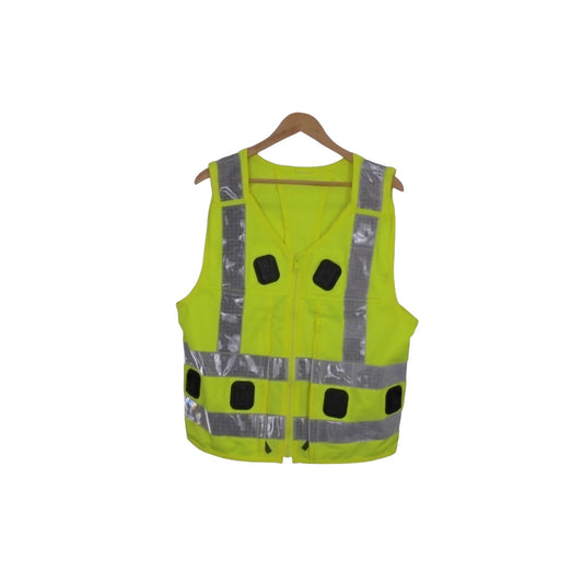 Tactical Vest Hi Vis Ex Police Yaffy Model 511 Emergency Utility Security GradeA