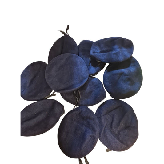 Wool Beret Bundle Military Issue Navy Blue x10 Various Sizes Ranks Services (B)