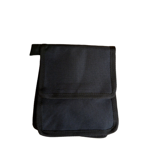 Molle Document Pouch Black Large Modular Ex Police Airsoft Security Tactical