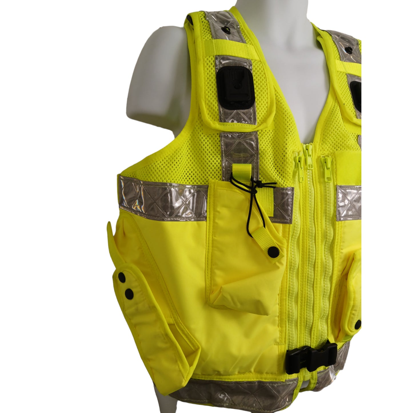 Arktis Tactical Vest Hi Vis Attached Pouches Ex Police Klickfast Docks Security