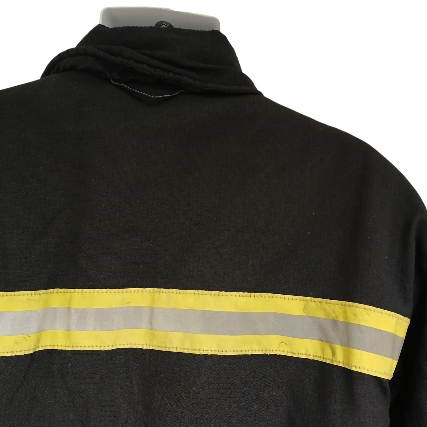 Firefighter Jacket Black Hi Vis Viz Fireman Uniform Coat Goretex Reflective B