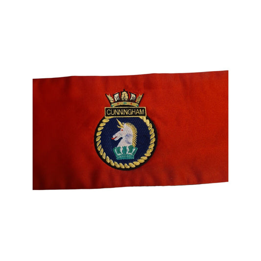 HMS Cunningham Red Cummerbund Military Issue Mess Dress Waist 34 Collector Film