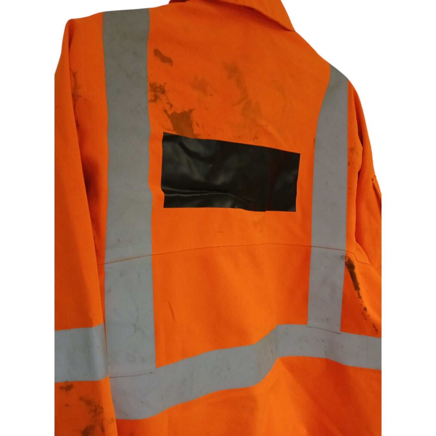 Ballyclare Goretex Hi Vis Hi Viz 3/4 Jacket Waterproof Railway Orange Grade B