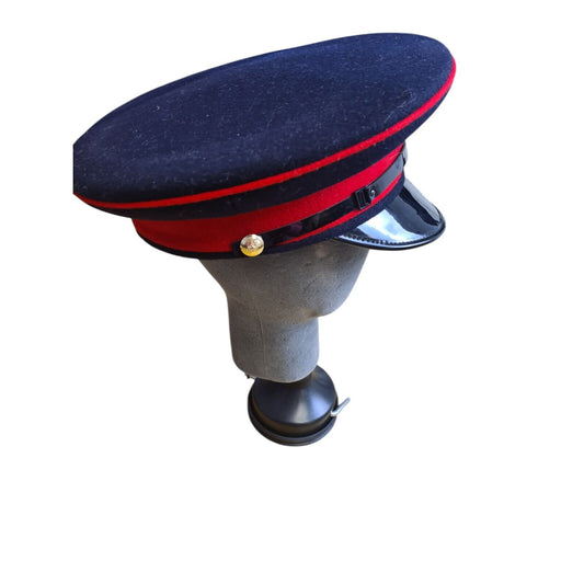 British Army Royals & RMAS Service Peaked Cap No Insignia Size 58 No1 Dress Hat