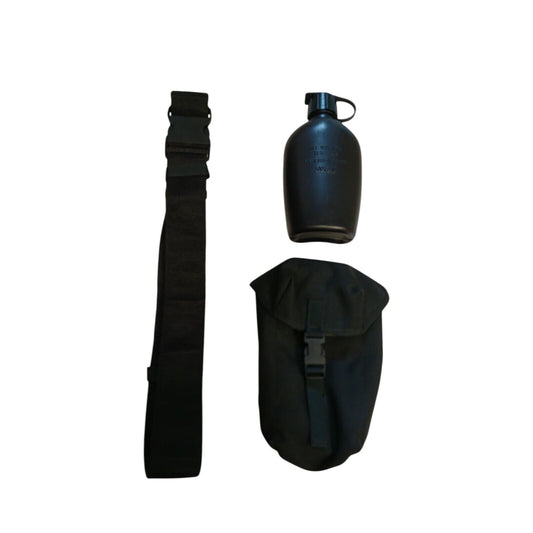 Avon S10 FM12 C50 M50 FM53 Water Bottle and Pouch With Belt NBC Webbing Utility