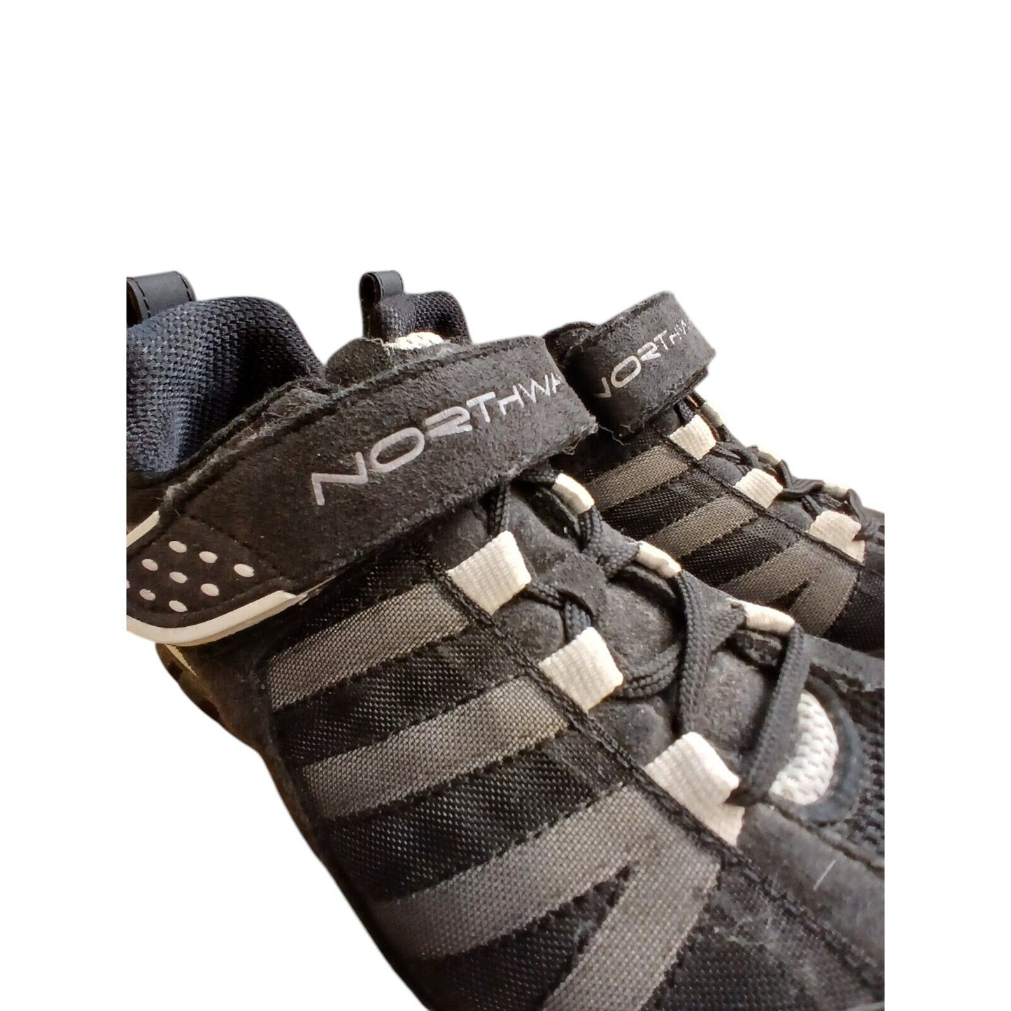 Northwave Cycling Shoes Walk N Hike Vibram 6.5 Black Grey With Cleats Police