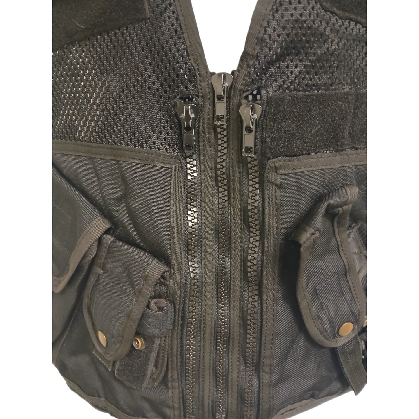 Tactical Vest With Integrated Pouches Security Ex Police Airsoft Klickfast