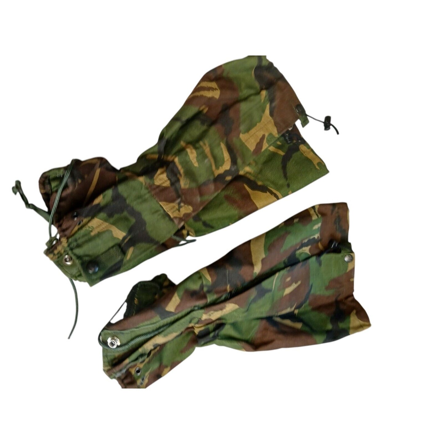 British Army DPM Leg Gaiters GS Woodland Goretex Green Camo 1998