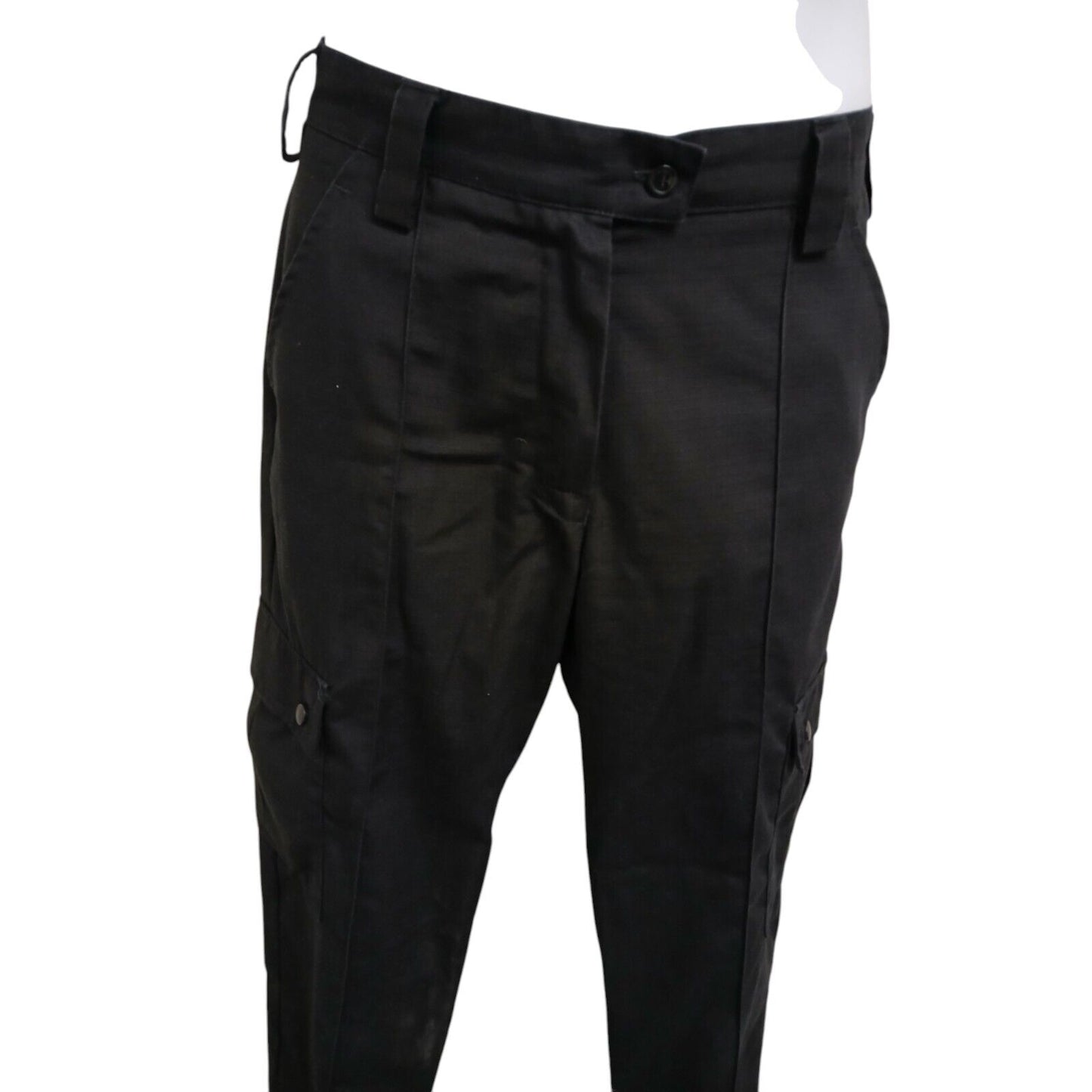 Ripstop Cargo Trousers Combat Ex Police Womens Black Uniform Security Officer