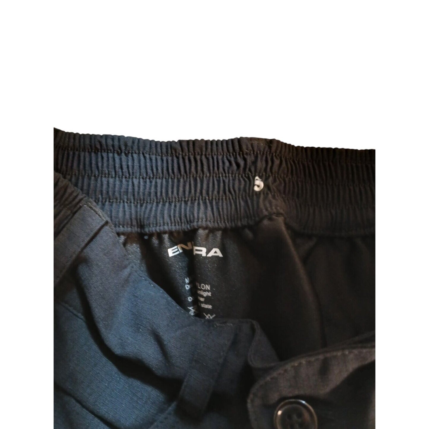 Endura Cycling Trousers Zip Off Leg Ripstop Black Ex Police Bike Uniform Patrol
