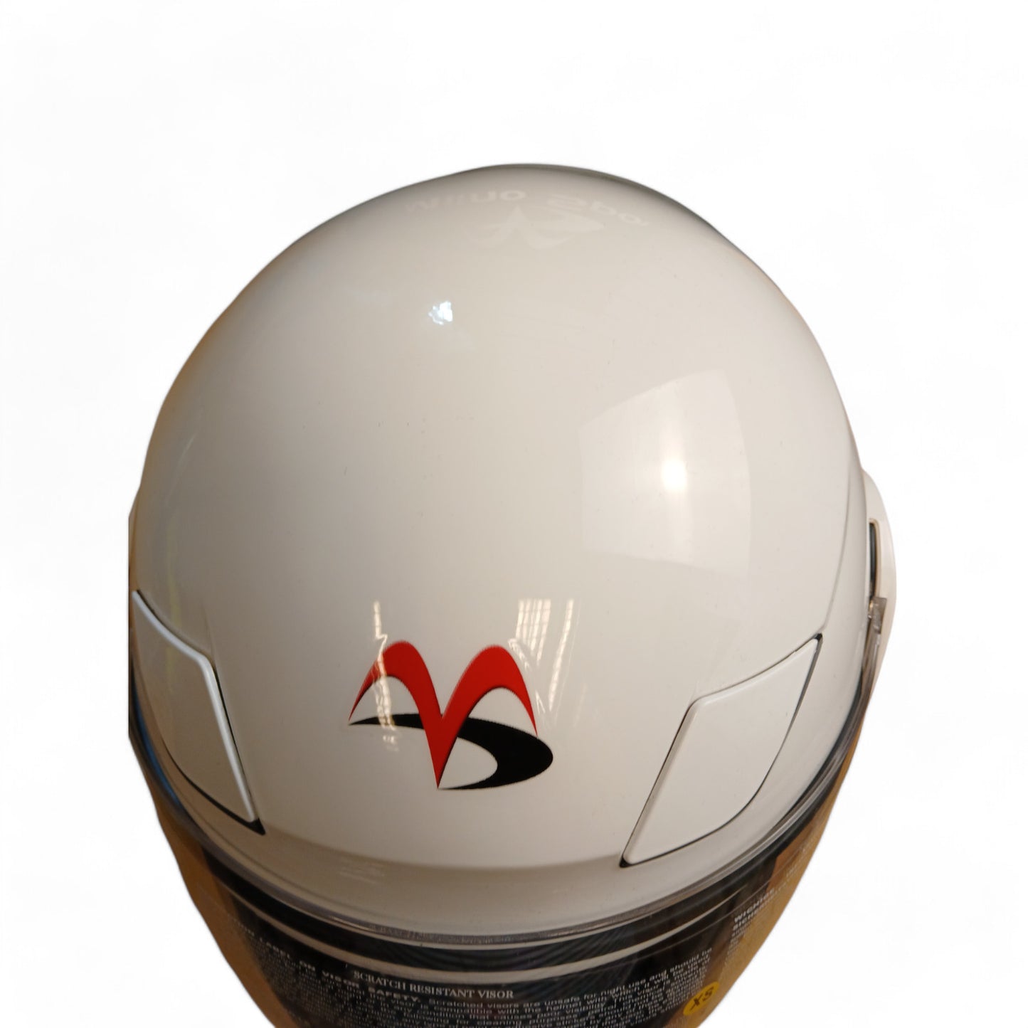 Milano Sports 3000 Modular Series White Full Face Motorcycle Crash Helmet XS New