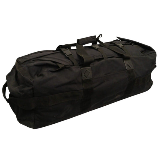 British Army 100L Operational Deployment Travel Bag Holdall Black Rucksack