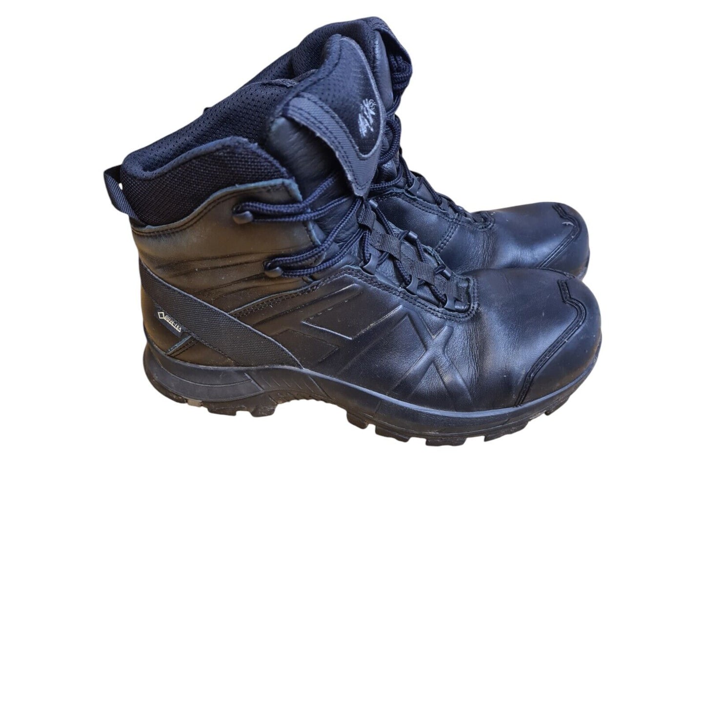 Haix Black Eagle Boots Gore-Tex Steel Mid Safety Size 5 Police Security Workwear