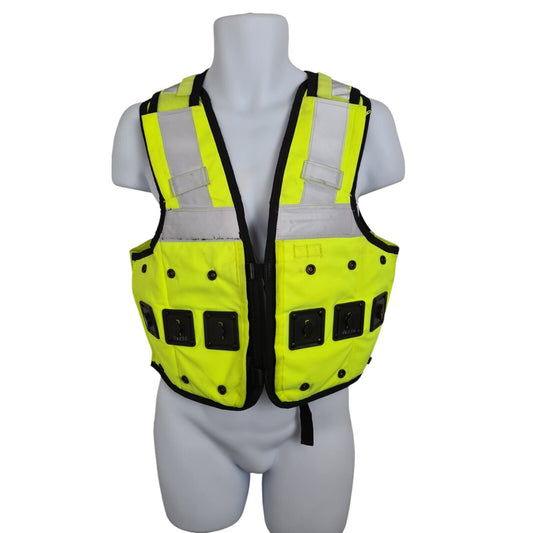 Aegis Engineering Hi Viz Hi Vis Stab Vest Body Armour Cover Buddy-Lok System F