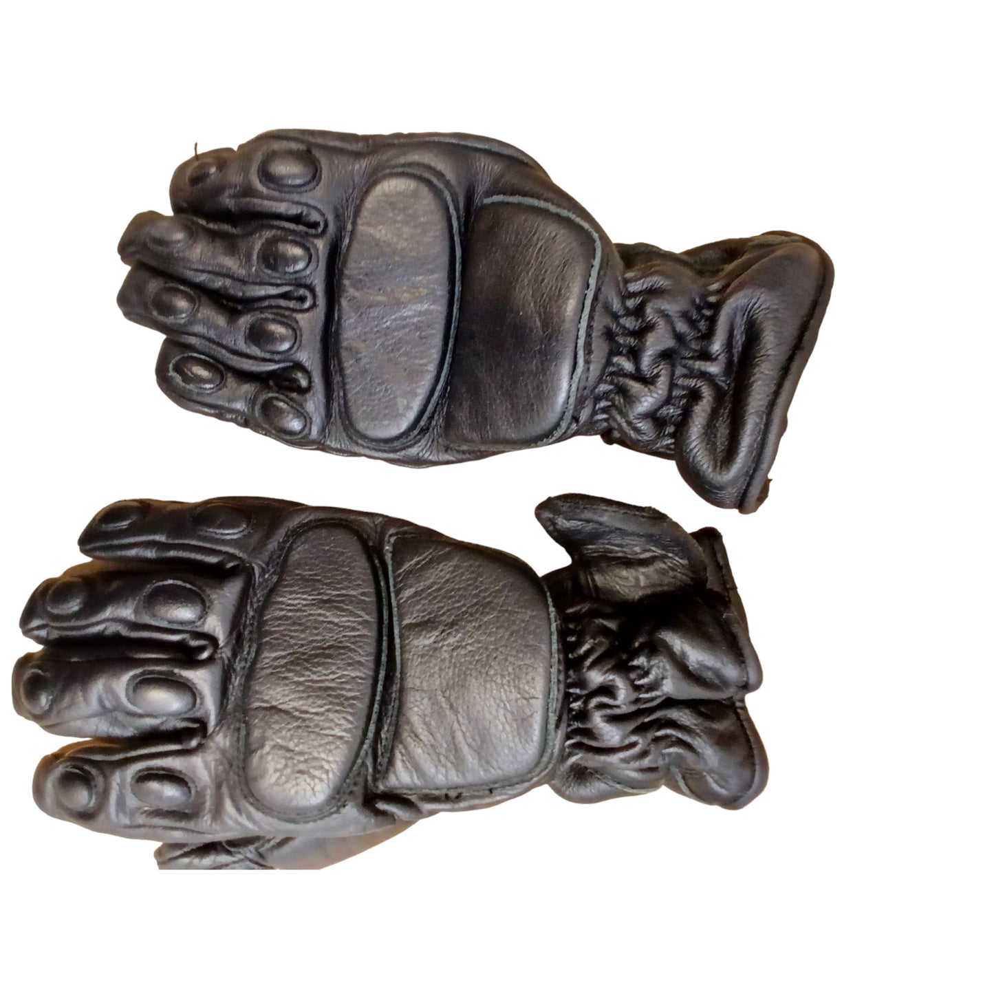MLA Defender Black Leather Riot Gloves Public Order Ex Police Security
