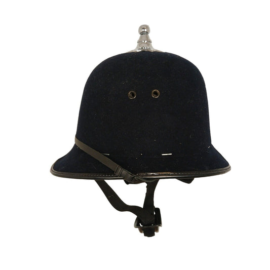 Ball Top Police Helmet Obsolete Collector Interest Memorabilia Bobby Black