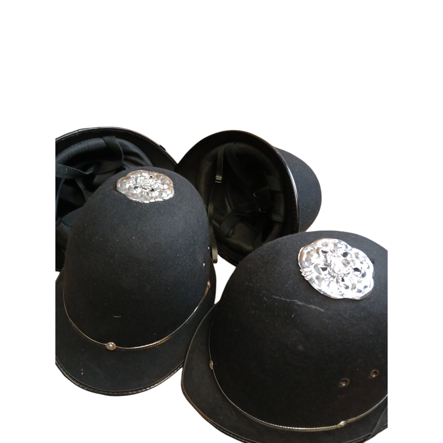 Rose Top Custodian Police Helmet Obsolete Collector Interest Memorabilia Grade B