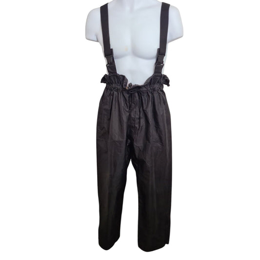 Yaffy Waterproof Overtrousers Bib and Braces Black Trousers Workwear Salopettes