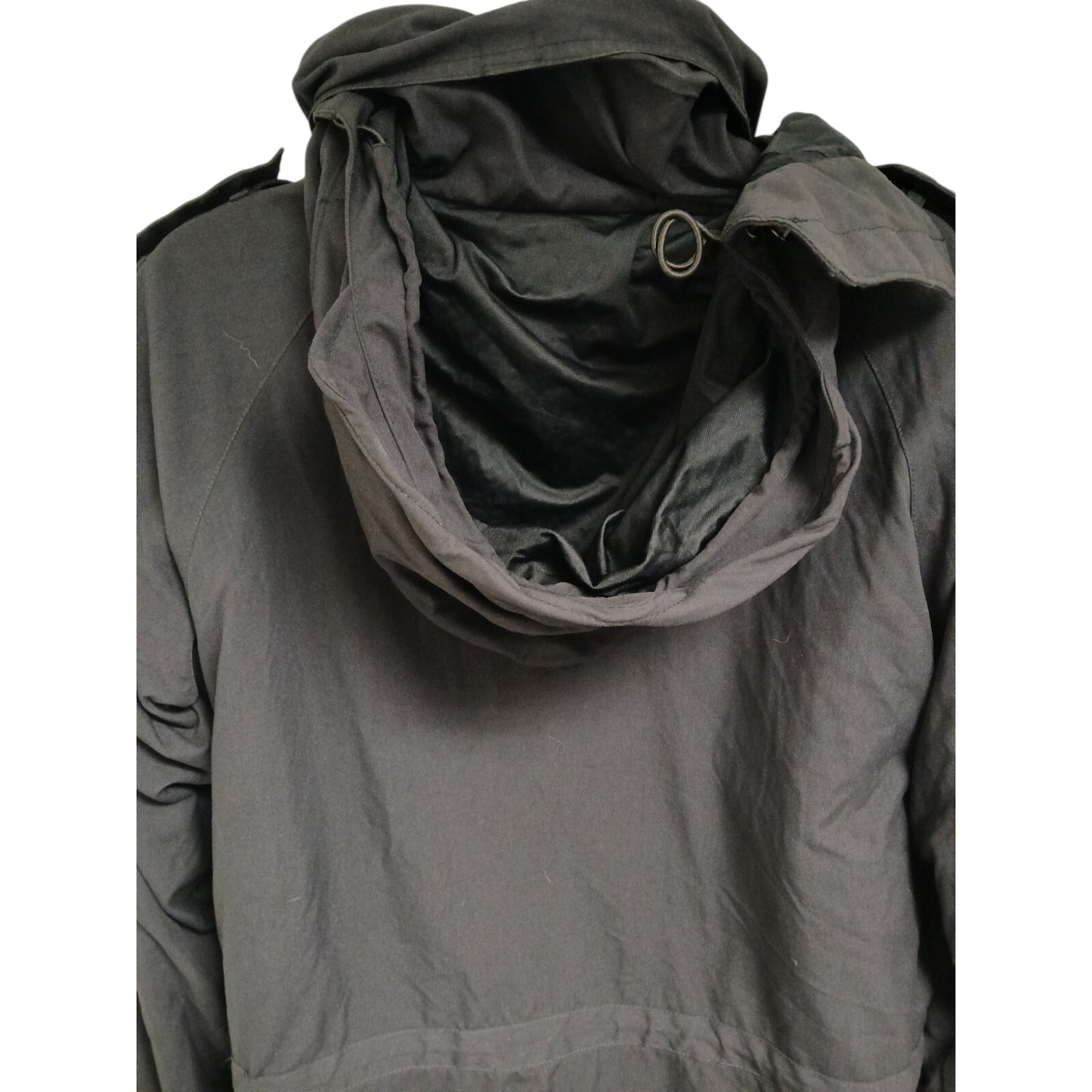 Waterproof Jacket 3/4 Length Ex Police Security Black Parka Coat Wet Weather