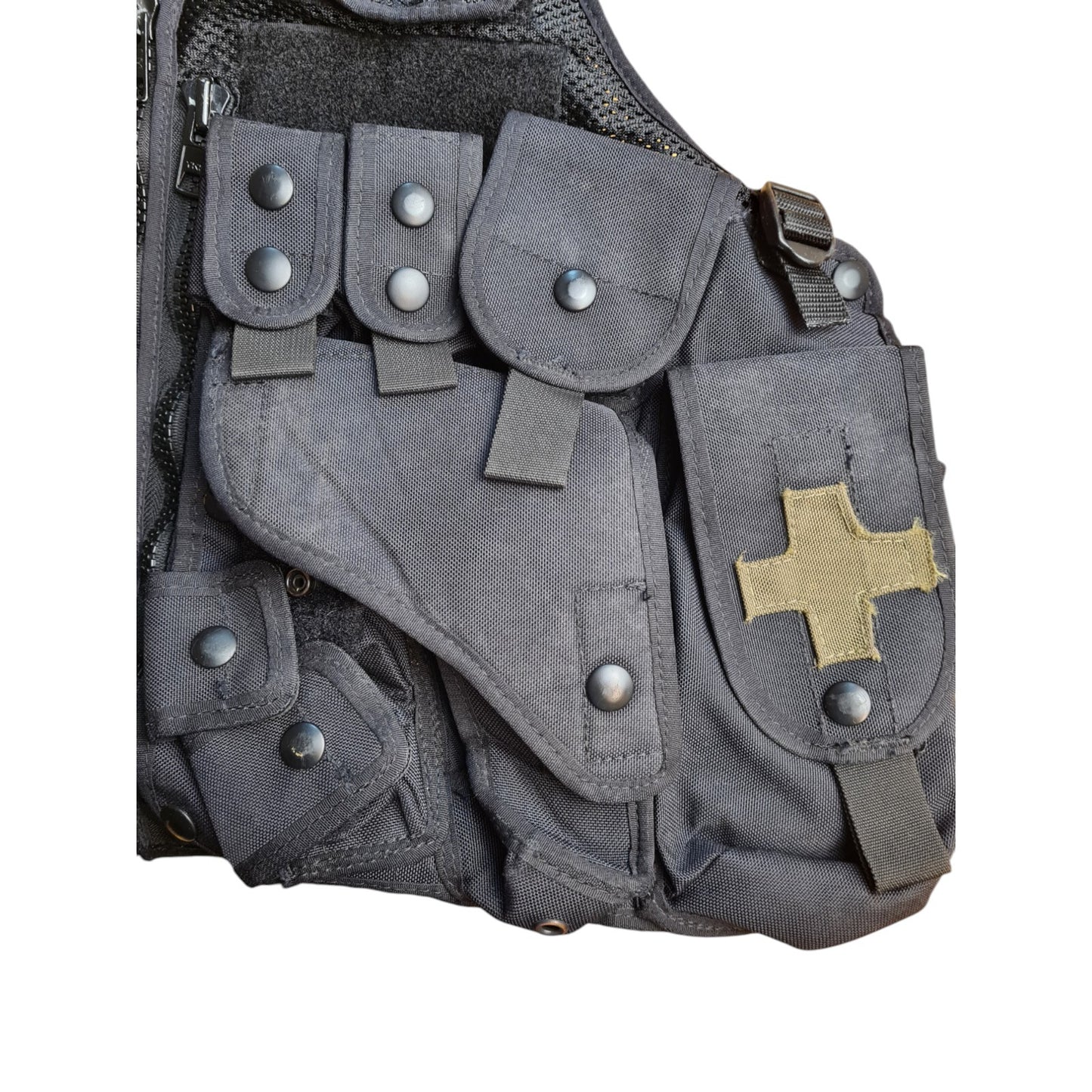 PWL Tactical Police Vest Integrated Pouches Security Airsoft Klickfast